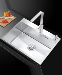 304材质/手工单水槽（尺寸：58x43)